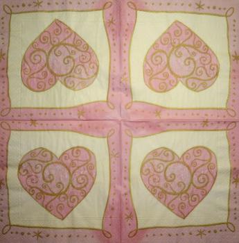 025 Heart / Hearts - 3-ply - Herlitz